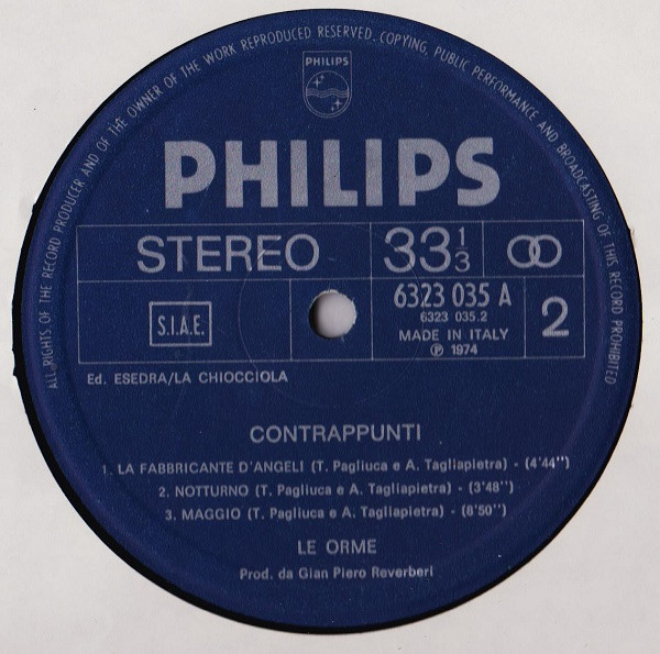 Le Orme - Contrappunti | Philips (6323 035 A) - 4 Le Orme - Contrappunti | Philips (6323 035 A) - 4