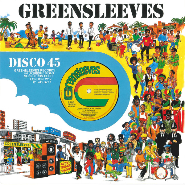 Wailing Souls / Al Campbell - Who No Waan Come / Unfaithful Children | Greensleeves Records (GRED 51) - 4 Wailing Souls / Al Campbell - Who No Waan Come / Unfaithful Children | Greensleeves Records (GRED 51) - 4