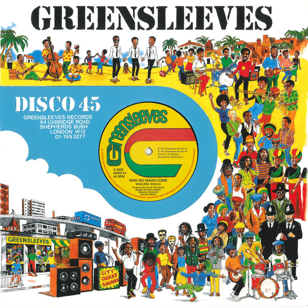 Wailing Souls / Al Campbell - Who No Waan Come / Unfaithful Children | Greensleeves Records (GRED 51) - 3 Wailing Souls / Al Campbell - Who No Waan Come / Unfaithful Children | Greensleeves Records (GRED 51) - 3