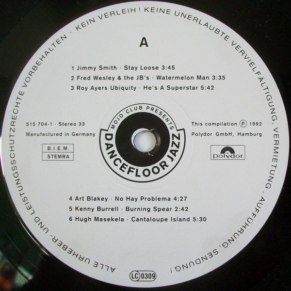 Various - Mojo Club Presents Dancefloor Jazz | Polydor (515 704-1) - 3 Various - Mojo Club Presents Dancefloor Jazz | Polydor (515 704-1) - 3