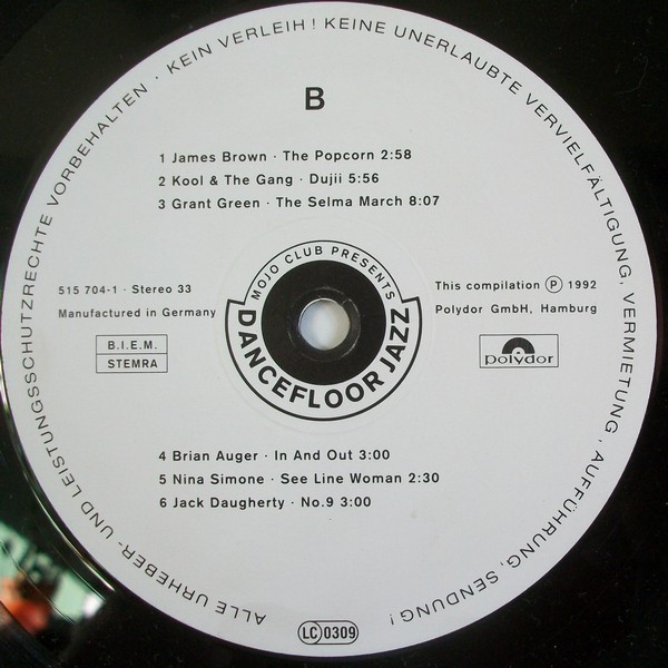 Various - Mojo Club Presents Dancefloor Jazz | Polydor (515 704-1) - 4 Various - Mojo Club Presents Dancefloor Jazz | Polydor (515 704-1) - 4