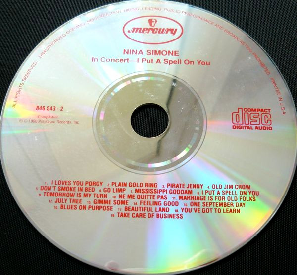 Nina Simone - In Concert / I Put A Spell On You | Mercury (846 543-2) - 3 Nina Simone - In Concert / I Put A Spell On You | Mercury (846 543-2) - 3