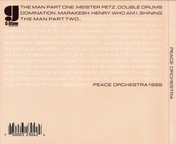 Peace Orchestra - Peace Orchestra | G-Stone Recordings (G-CD 004) - 3 Peace Orchestra - Peace Orchestra | G-Stone Recordings (G-CD 004) - 3