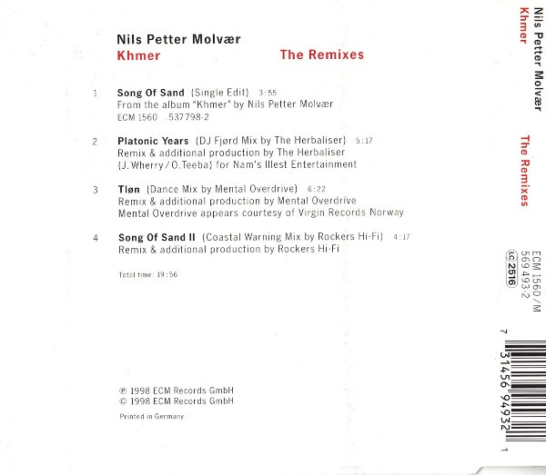 Nils Petter Molvær - Khmer (The Remixes) | ECM Records (ECM 1560 /M) - 4
