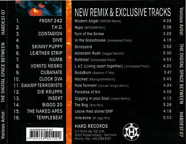 Various - The Digital Space Between | Hard Records (HARDEST 07) - 2