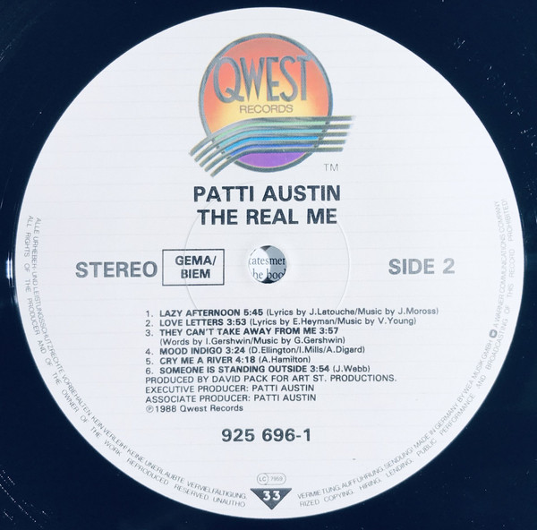 Patti Austin - The Real Me | Qwest Records (925-696-1) - 4