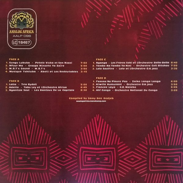 Various - Congo Funk! Sound Madness From The Shores Of The Mighty Congo River (Kinshasa​/​Brazzaville 1969​-​1982) | Analog Africa (AALP 098) - 2