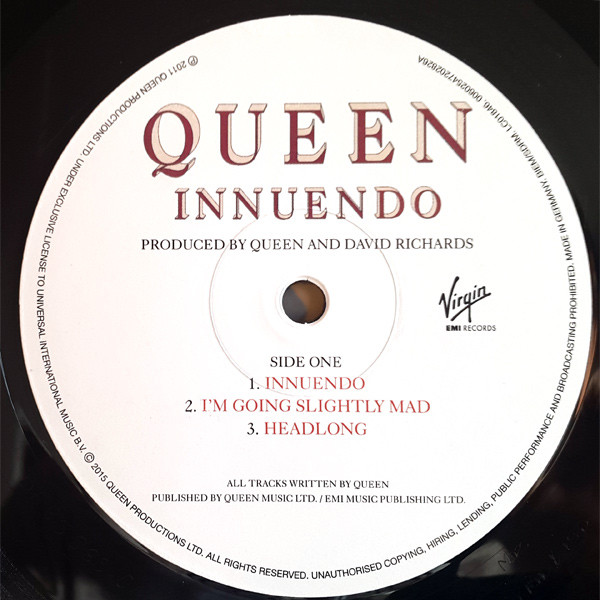 Queen - Innuendo | Virgin EMI Records (00602547202819) - 3 Queen - Innuendo | Virgin EMI Records (00602547202819) - 3