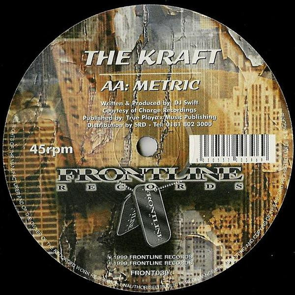 Kraft - Quartz / Metric | Frontline Records (FRONT039) - 2 Kraft - Quartz / Metric | Frontline Records (FRONT039) - 2