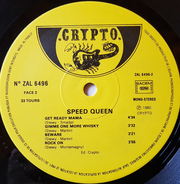 Speed Queen - Speed Queen | Crypto (ZAL 6496) - 4