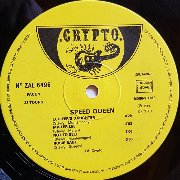 Speed Queen - Speed Queen | Crypto (ZAL 6496) - 3