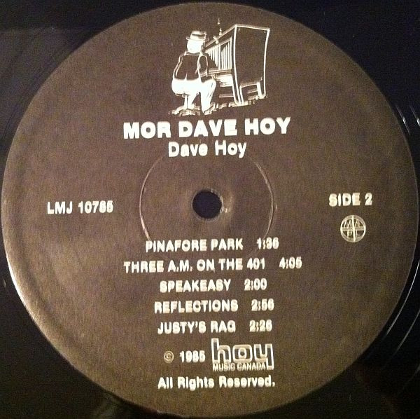 Dave Hoy - Mor Dave Hoy | Hoy Music Canada (LMJ 10785) - 4 Dave Hoy - Mor Dave Hoy | Hoy Music Canada (LMJ 10785) - 4