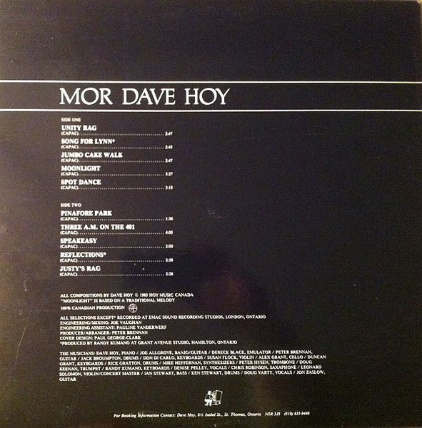 Dave Hoy - Mor Dave Hoy | Hoy Music Canada (LMJ 10785) - 2 Dave Hoy - Mor Dave Hoy | Hoy Music Canada (LMJ 10785) - 2