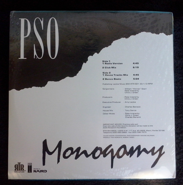 PSO - Monogamy | RTR Records (RTR-821) - 2