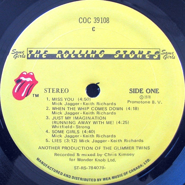 The Rolling Stones - Some Girls | Rolling Stones Records (COC 39108) - 3 The Rolling Stones - Some Girls | Rolling Stones Records (COC 39108) - 3