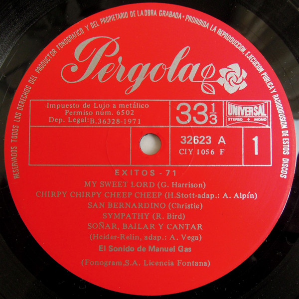 Manuel Gas - Exitos - 71 | Pergola (32623) - 3