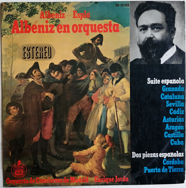Isaac Albéniz , Orquesta de Conciertos de Madrid , Enrique Jordá - Albéniz En Orquesta | Hispavox (HHS 10-209)