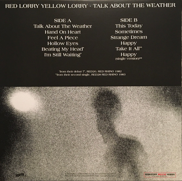 Red Lorry Yellow Lorry - Talk About The Weather | Radiation Reissues (RAD 8012) - 2
