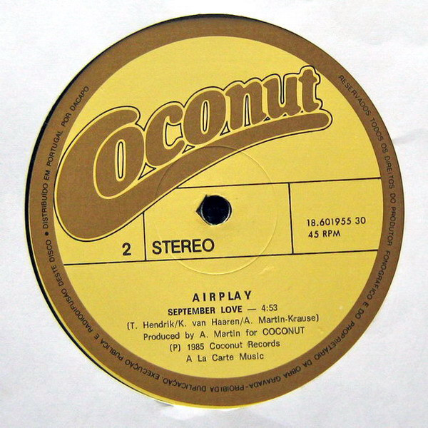 Airplay - For Your Love | Coconut (18.601 955.30) - 4
