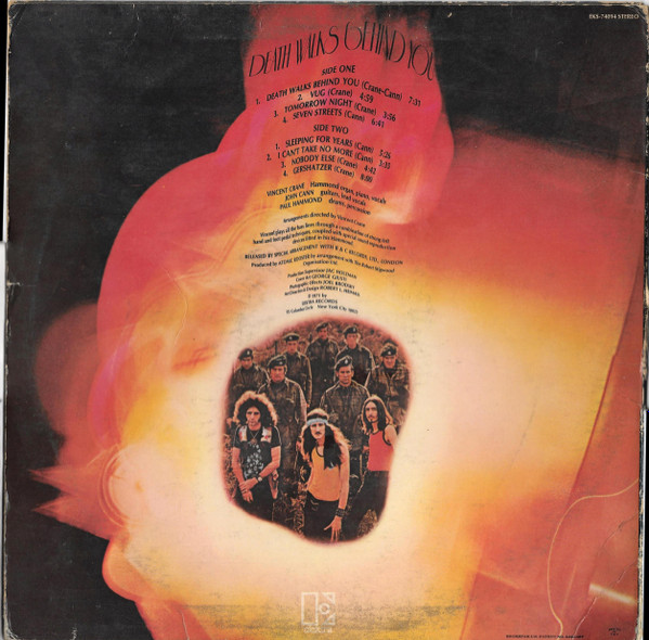 Atomic Rooster - Death Walks Behind You | Elektra (EKS-74094) - 2
