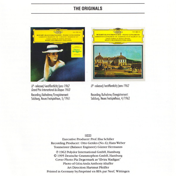 Wolfgang Amadeus Mozart / Camerata Academica Salzburg , Géza Anda - Klavierkonzerte = Piano Concertos Nos. 6, 17 & 21 | Deutsche Grammophon (447 436-2) - 3 Wolfgang Amadeus Mozart / Camerata Academica Salzburg , Géza Anda - Klavierkonzerte = Piano Concertos Nos. 6, 17 & 21 | Deutsche Grammophon (447 436-2) - 3