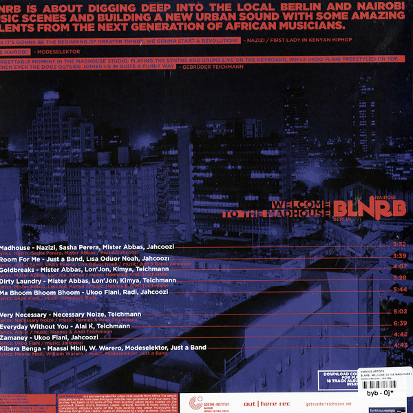 Various - BLNRB - Welcome To The Madhouse | Out Here Records (LPOH019) - 2 Various - BLNRB - Welcome To The Madhouse | Out Here Records (LPOH019) - 2