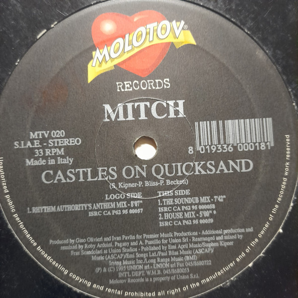 Mitch - Castles On Quicksand | Molotov Records (MTV 020) - main