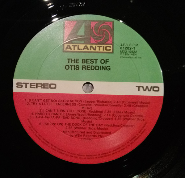 Otis Redding - The Best Of Otis Redding | Atlantic (81282-1) - 4 Otis Redding - The Best Of Otis Redding | Atlantic (81282-1) - 4