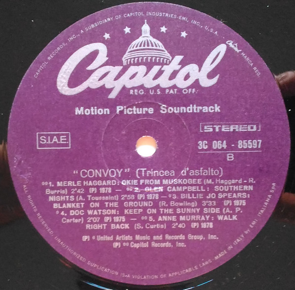 Various - Convoy  Trincea D'Asfalto | EMI (3C 064 85597) - 3
