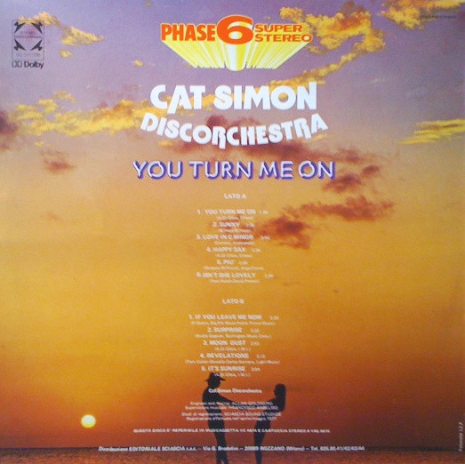 Cat Simon Discorchestra - You Turn Me On | Phase 6 Super Stereo (VPAS 950) - 2 Cat Simon Discorchestra - You Turn Me On | Phase 6 Super Stereo (VPAS 950) - 2