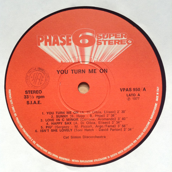 Cat Simon Discorchestra - You Turn Me On | Phase 6 Super Stereo (VPAS 950) - 3 Cat Simon Discorchestra - You Turn Me On | Phase 6 Super Stereo (VPAS 950) - 3