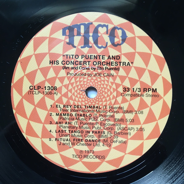 Tito Puente & His Concert Orchestra - Tito Puente And His Concert Orchestra | Tico Records (TICO 1308) - 3