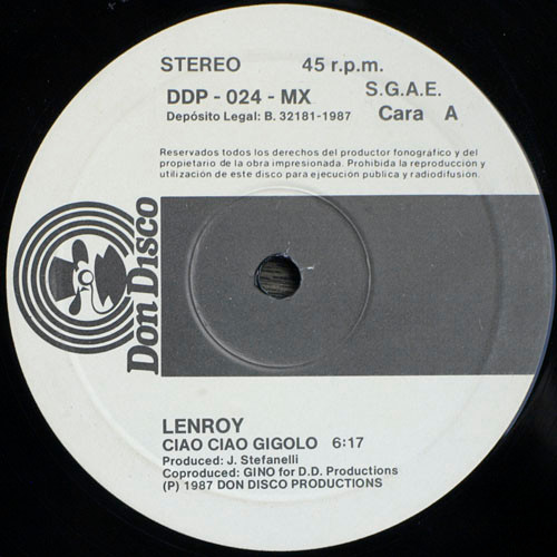 Lenroy - Ciao Ciao Gigolo | Don Disco (DDP 024 MX) - 3
