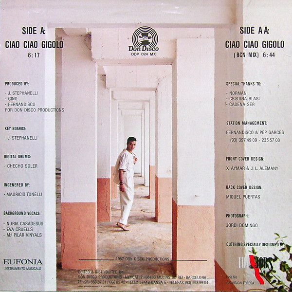 Lenroy - Ciao Ciao Gigolo | Don Disco (DDP 024 MX) - 2