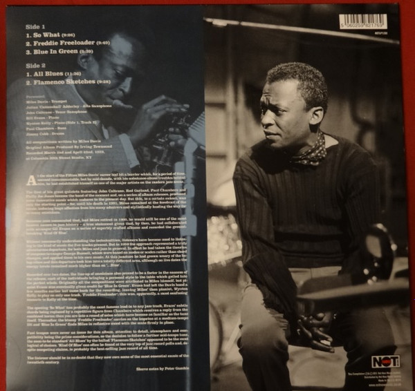 Miles Davis - Kind Of Blue | Not Now Music (NOTLP120X) - 2 Miles Davis - Kind Of Blue | Not Now Music (NOTLP120X) - 2