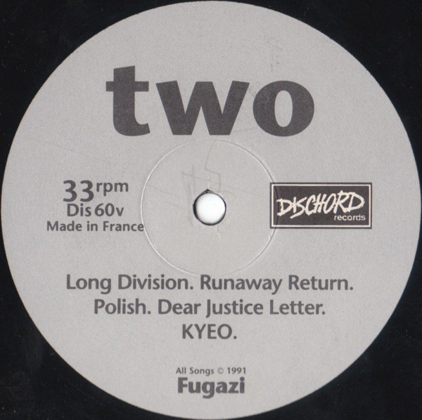 Fugazi - Steady Diet Of Nothing | Dischord Records (DIS 60v) - 3