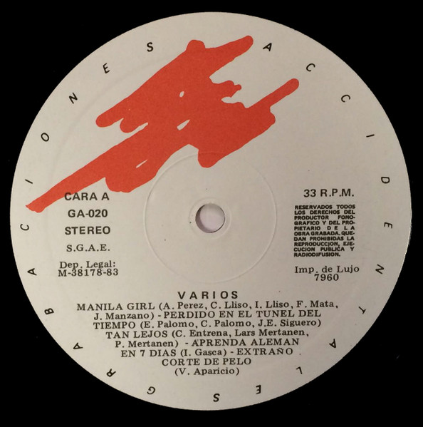 Various - Recopilacion - Vinilo | Grabaciones Accidentales (GA-020) - 3 Various - Recopilacion - Vinilo | Grabaciones Accidentales (GA-020) - 3