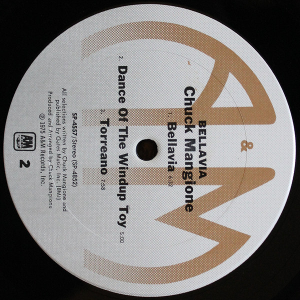 Chuck Mangione - Bellavia | A&M Records (SP-4557) - 4 Chuck Mangione - Bellavia | A&M Records (SP-4557) - 4
