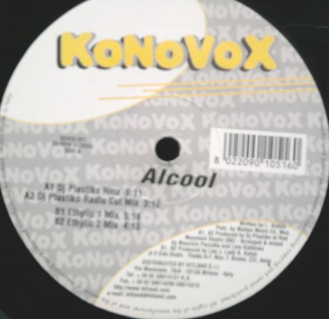 Konovox - Alcool | Quick (Quick 021) - main