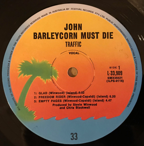 Traffic - John Barleycorn Must Die | Island Records (SFL-933909) - 4