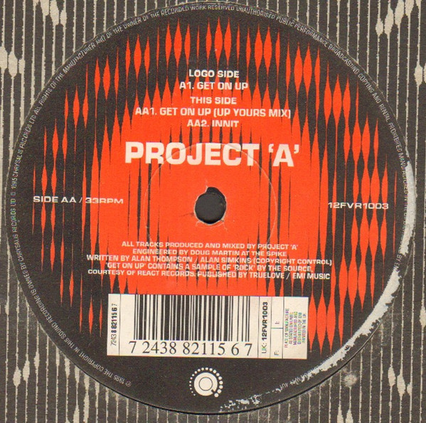 Project 'A' - Get On Up | Feverpitch (12FVR1003) - 3