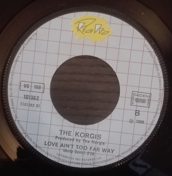 The Korgis - If It's Alright With You Baby | Rialto (101362) - 4 The Korgis - If It's Alright With You Baby | Rialto (101362) - 4