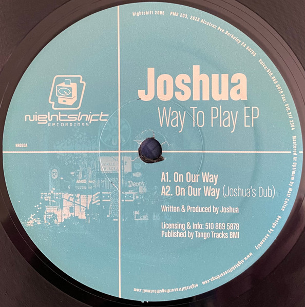 Joshua - Way To Play EP | Nightshift Recordings (NR030) - main Joshua - Way To Play EP | Nightshift Recordings (NR030) - main