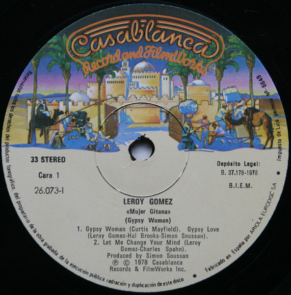 Leroy Gomez - Gypsy Woman | Casablanca (26073-l) - 3