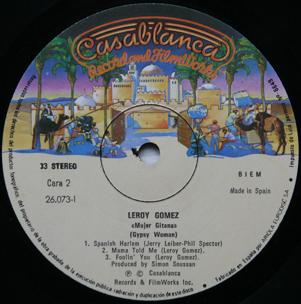 Leroy Gomez - Gypsy Woman | Casablanca (26073-l) - 4