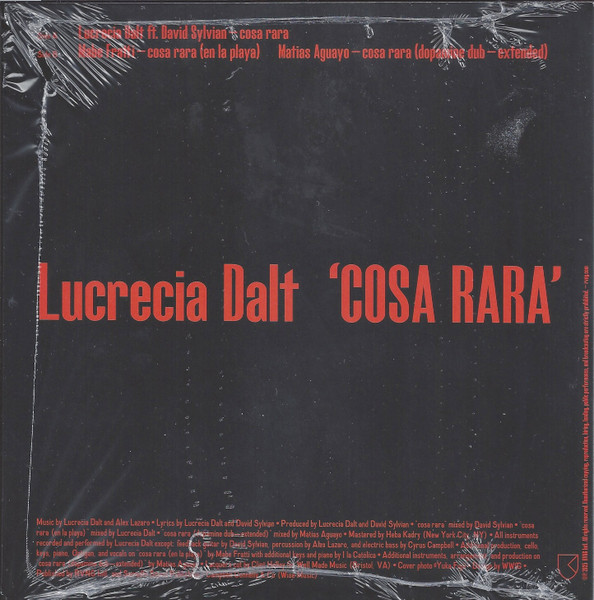 Lucrecia Dalt - Cosa Rara | Rvng Intl. (RVNGNL118-7) - 2