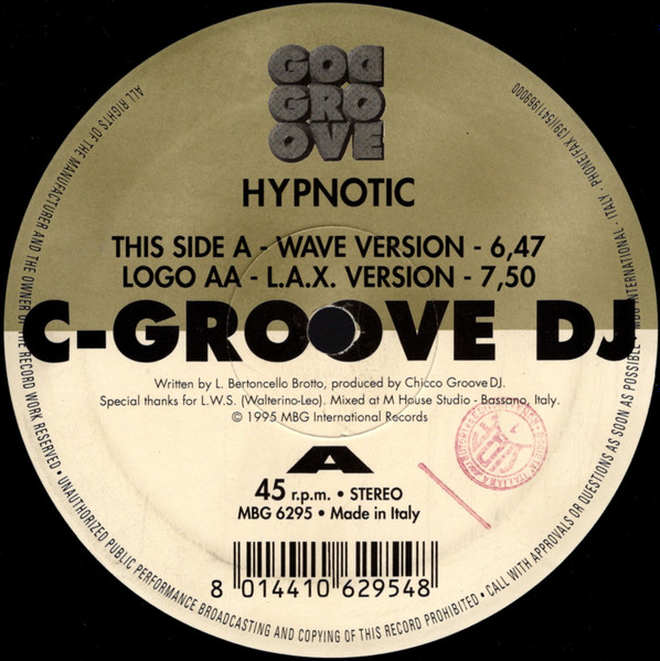 C-Groove DJ - Hypnotic | God Groove (MBG 6295)