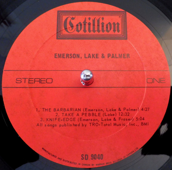 Emerson, Lake & Palmer - Emerson, Lake & Palmer | Cotillion (SD 9040) - 3