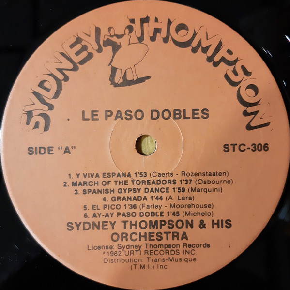 Sydney Thompson - Le Paso Dobles | Sydney Thompson Records (STC-306) - 3 Sydney Thompson - Le Paso Dobles | Sydney Thompson Records (STC-306) - 3