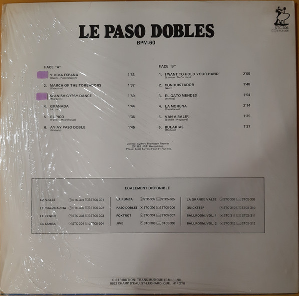Sydney Thompson - Le Paso Dobles | Sydney Thompson Records (STC-306) - 2 Sydney Thompson - Le Paso Dobles | Sydney Thompson Records (STC-306) - 2